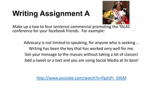 How to Use Writing for Advocacy | PPTX