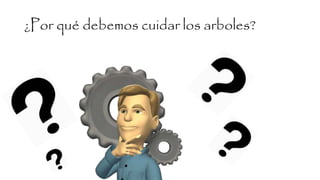 ¿Por qué debemos cuidar los arboles?
 