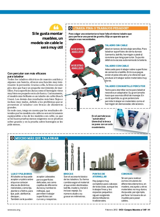 Taladros con-y-sin-cable