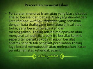 Pengertian talak | PPTX