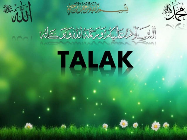 Pengertian talak