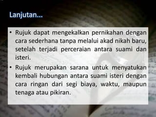 Talak & Rujuk | PPTX
