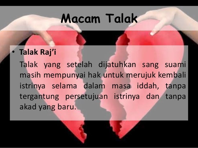 Talak & Rujuk