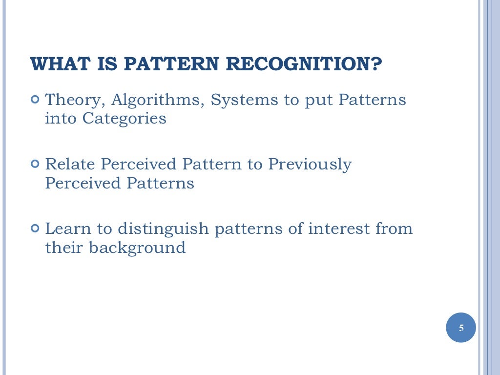 Pattern Recognition
