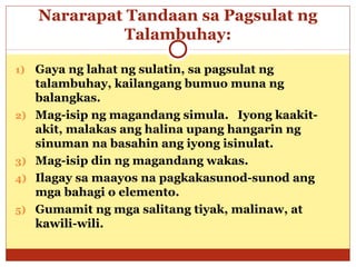 Pagsulat ng Malikhaing Di Piksyon na Talambuhay | PPT