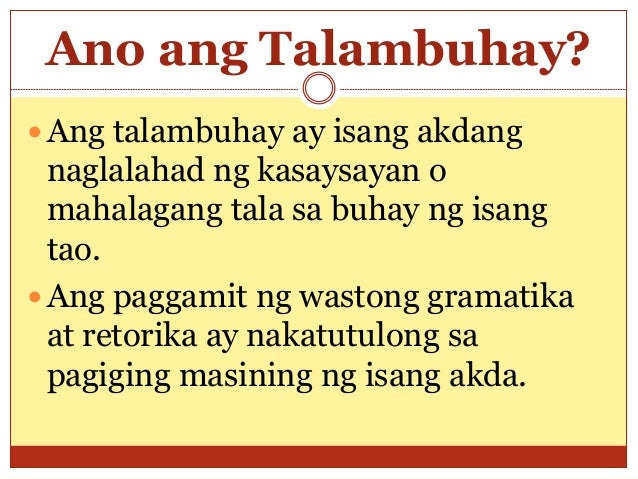 Talambuhay Gawa ni Evangeline Forteza