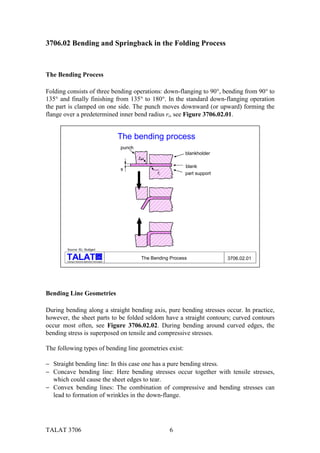 TALAT Lecture 3706: Bending and Folding | PDF