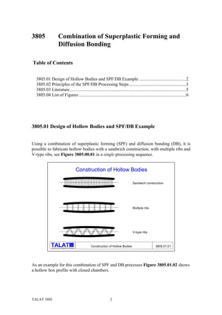 TALAT Lecture 3805: Combination of Superplastic Forming and Diffusion ...