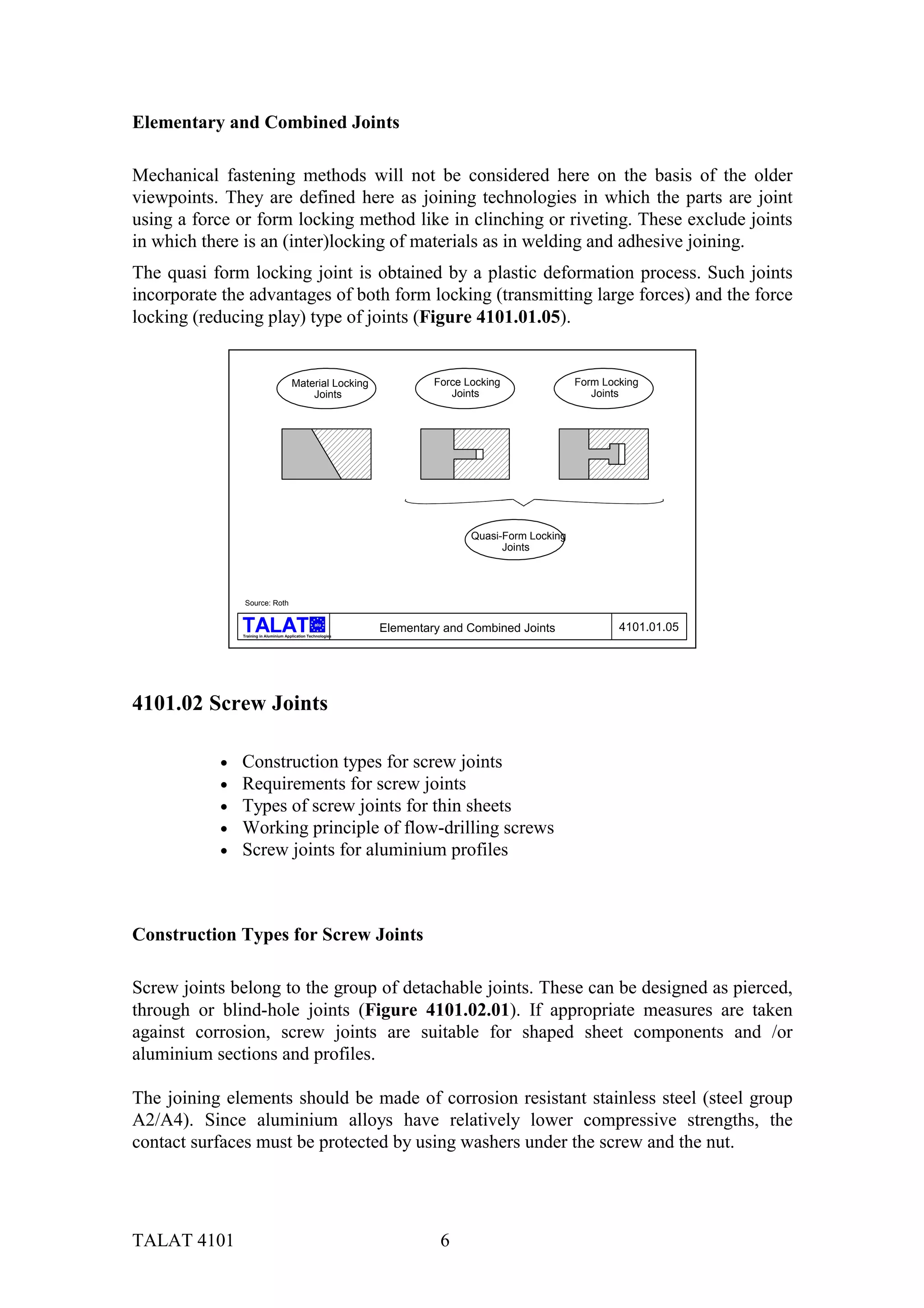 TALAT Lecture 4101 Definition and Classification of Mechanical