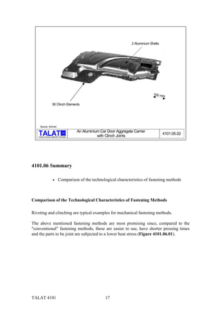 TALAT Lecture 4101: Definition and Classification of Mechanical ...
