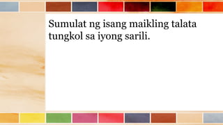 talata mga uri ng talata at mga paraan sa pagpapalawak ng paksa.pptx