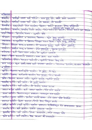 Talathi Marathi Grammar Notes.pdf Talathi Bharati (Marathi Grammar) | PDF