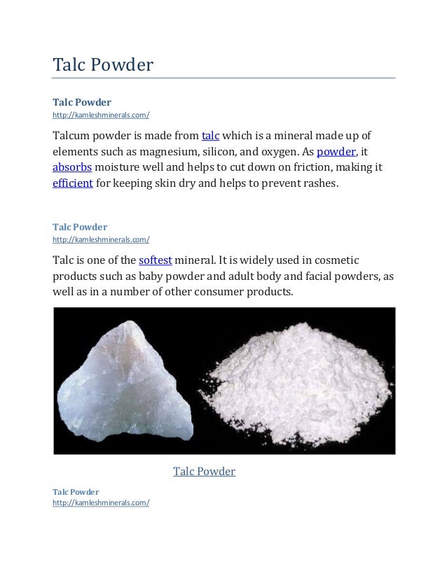 Talc Powder talc-powder