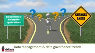 Einat Shimoni
Enterprise
applications
Data management & data governance trends
 