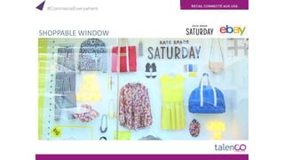 RETAIL CONNECTÉ AUX USA
#CommerceEverywhere
SHOPPABLE WINDOW
 