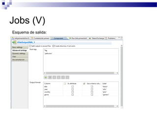 Jobs (V)
Esquema de salida:
 
