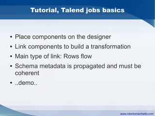 Talend Open Studio Data Integration | PDF