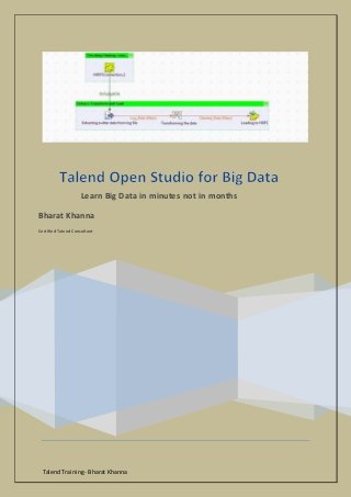 TalendTraining- Bharat Khanna
Learn Big Data in minutes not in months
Bharat Khanna
Certified Talend Consultant
 