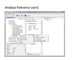 Analýza frekvencí vzorů
 