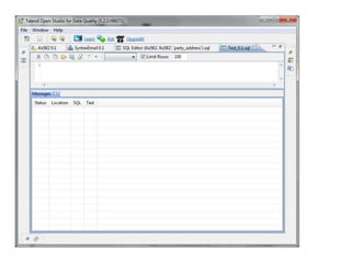 Talend Open Studio DQ