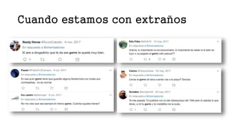 Cuando estamos con extraños
 