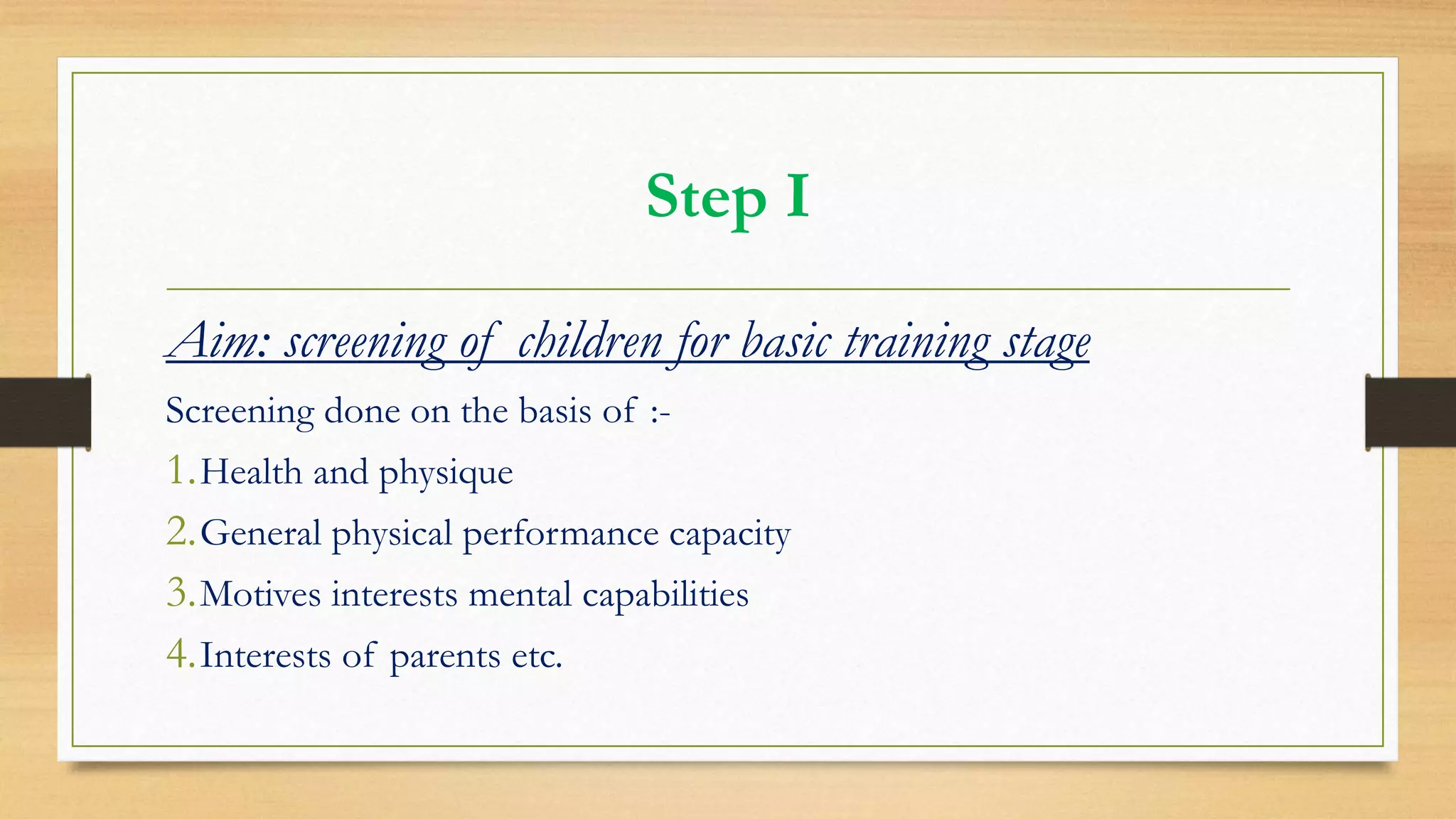 Talent Identification Iin Sports Pptx