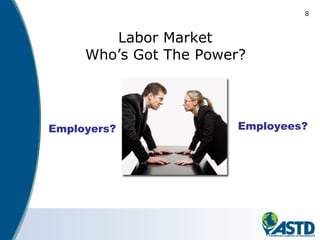 8
Labor Market
Who’s Got The Power?
Employers?
5
Employees?
 