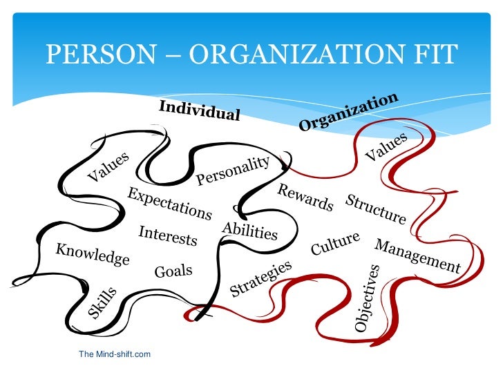 person organization fit