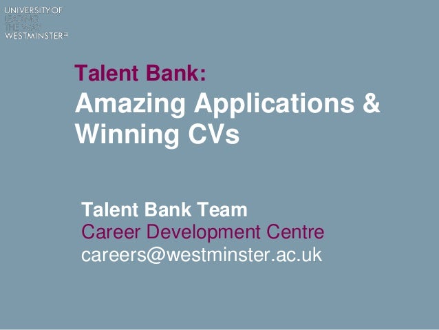 talent bank amazing applications