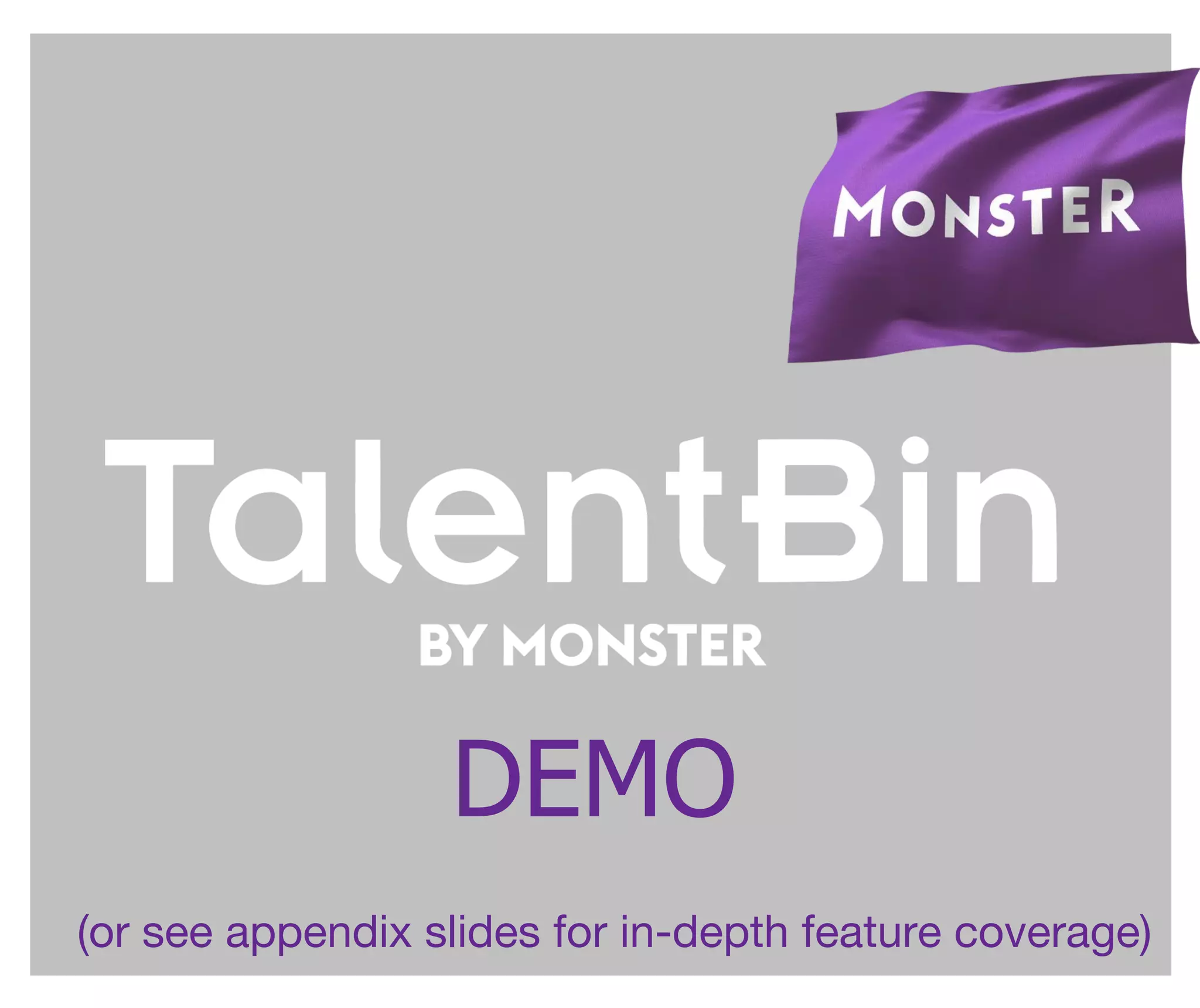 DEMO
(or see appendix slides for in-depth feature coverage)
 