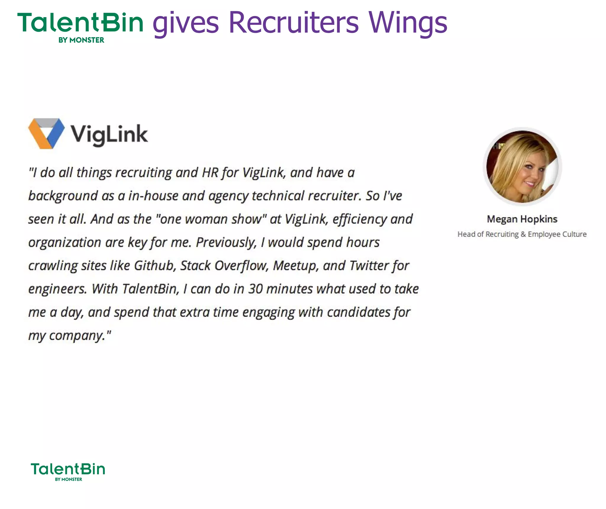 83
gives Recruiters Wings
 