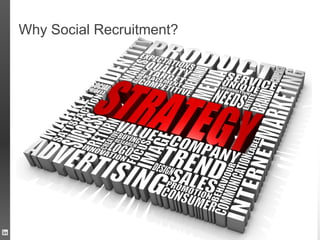 TALENT SOLUTIONS 3
Why Social Recruitment?
 