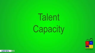 Talent
Capacity
 