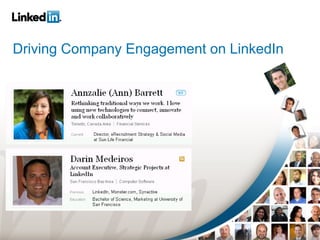 Driving Company Engagement on LinkedIn
 