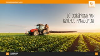 © Performance Solutions 24
REVENUE MANAGEMENT BASICS
DE OORSPRONG VAN  
REVENUE MANAGEMENT
 