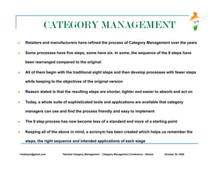 Talented Category Management | PDF
