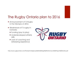 Talent Id Rugby Process Talent identification and Selection in Elite Sport Coaching | PDF
