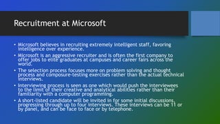 Talent management of Microsoft | PPTX