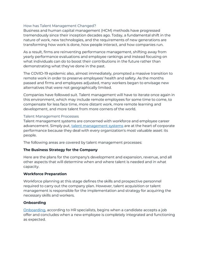 Talent Management Pdf