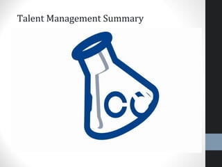 Talent Management Summary
67
 
