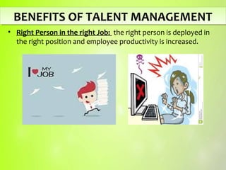 Talent Management in an Organization Powerpoint Presentation