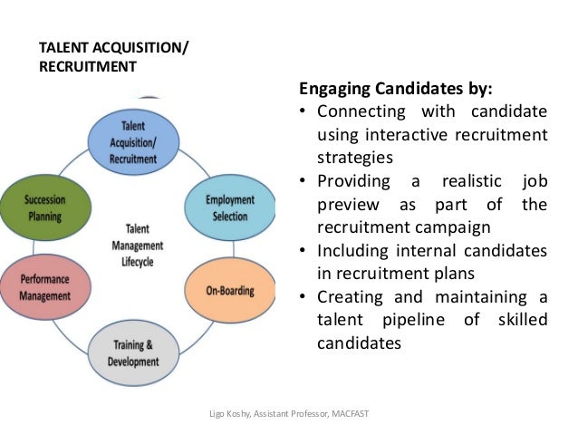 Talent management & talent management life-cycle