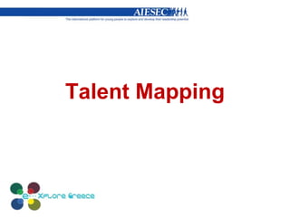 Talent Mapping
 