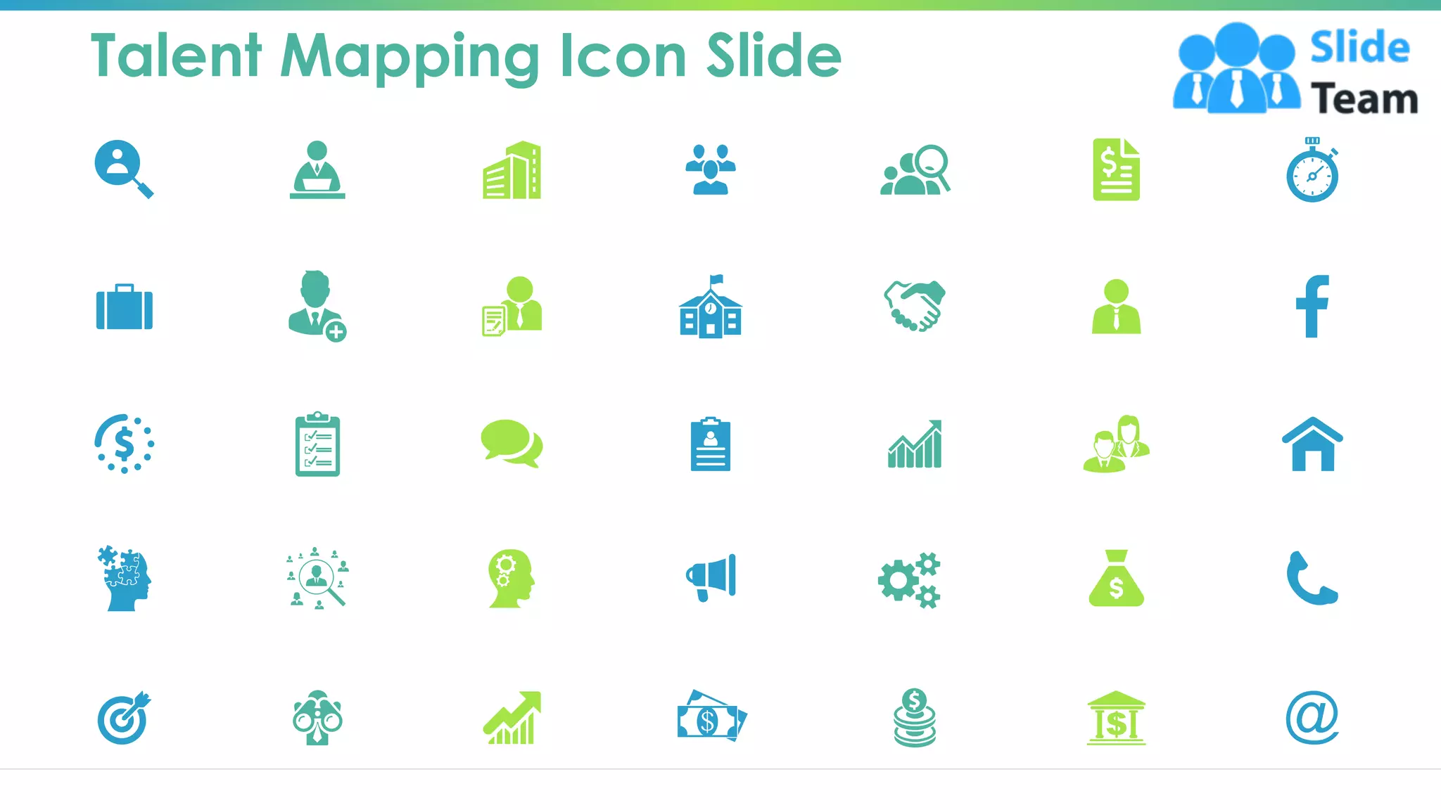 Talent Mapping Icon Slide
13
 