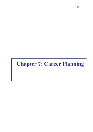 50




Chapter 7: Career Planning
 