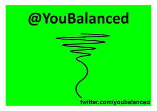 @YouBalanced



      twitter.com/youbalanced
                       Visagio | 84
 