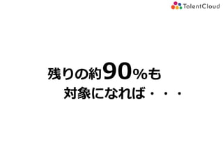 残りの約90%も
対象になれば・・・
 