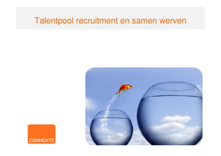 Talentpool recruitment en samen werven
 
