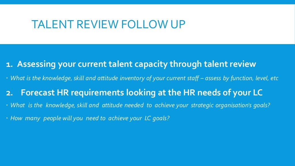 Talent review