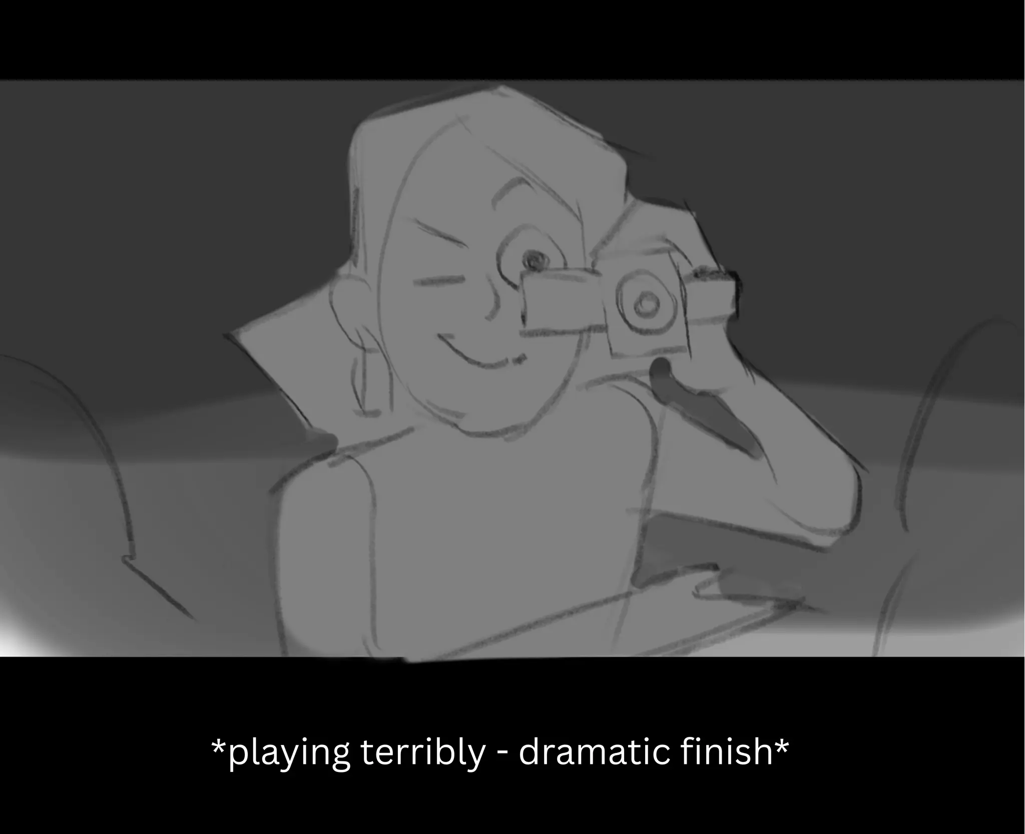 *playing terribly - dramatic finish*
 